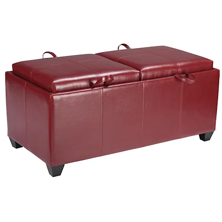 Metro Double Storage Bench